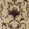 Classic Florals Nouveau Toile Empire Red - Brintons - Interiors By Sutton