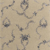 Classic Florals Nouveau Toile Papillon Blue - Brintons - Interiors By Sutton