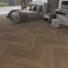 PlusFloor Elements Copper Oak Herringbone manufacturer view 2