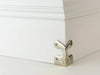 Skiffers Skirting Corner Protectors — Satin Nickel (manufacturer example)