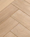 Woodpecker Harlech Ecru Oak Herringbone 90mm flooring texture