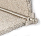 Vision Sphere Stair Rods — Satin Nickel (manufacturer example)