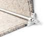 Country Sherwood Stair Rods — Chrome — Plain (manufacturer example)
