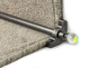 Crystal Rainbow Stair Rods — Pewter — Plain (manufacturer example)