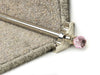 Crystal Rose Stair Rods — Polished Nickel — Plain (manufacturer example)