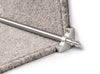 Homepride Stair Rods — Satin Nickel (manufacturer example)