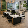 PlusFloor SHUSH! Bordeaux Herringbone manufacturer view 2