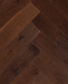 Ted Todd Liquorice Herringbone 127mm x 15mm flooring texture