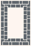 The Woven Edge Brick Hand-Tufted Rug manufacturer design and colour reference