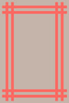 The Woven Edge Check Hand-Tufted Rug manufacturer design and colour reference