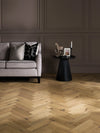 Woodpecker Dartmouth Beaten Oak Herringbone 90mm flooring texture