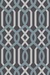The Woven Edge Helix Hand-Tufted Rug manufacturer design and colour reference