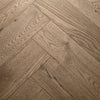 Woodpecker Harlech Biscotti Oak Herringbone 120mm flooring texture