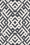 The Woven Edge Pixel Hand-Tufted Rug manufacturer design and colour reference