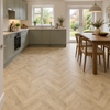 PlusFloor Formation Herringbone Desert Linen Glue Down manufacturer view 2