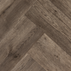 PlusFloor Formation Herringbone Silvery Clay Glue Down flooring design