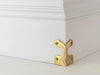 Skiffers Skirting Corner Protectors — Satin Brass (manufacturer example)
