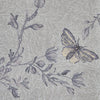 Brintons Timorous Beasties Silver Ruskin Butterfly carpet swatch