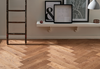 Woodpecker Harlech Coffee Oak Herringbone 120mm manufacturer view 2