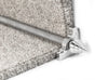 Vision Arrow Stair Rods — Brushed Chrome (manufacturer example)