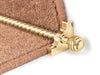 Vision Sphere Stair Rods — Brass (manufacturer example)