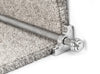 Vision Sphere Stair Rods — Brushed Chrome (manufacturer example)