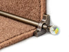 Crystal Rainbow Stair Rods — Antique Bronze — Plain (manufacturer example)