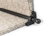 Country Balladeer Stair Rods — Black — Plain (manufacturer example)