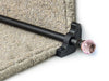 Crystal Rose Stair Rods — Black — Plain (manufacturer example)