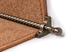 Country Balladeer Stair Rods — Antique Bronze — Spiral (manufacturer example)