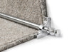 Country Arran Stair Rods — Chrome — Plain (manufacturer example)