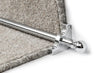 Country Balladeer Stair Rods — Chrome — Plain (manufacturer example)