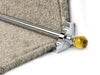 Crystal Amber Stair Rods — Chrome — Plain (manufacturer example)