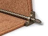 Country Sherwood Stair Rods — Antique Bronze — Spiral (manufacturer example)