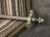Country Bordeaux Stair Rods — Pewter — Reeded (manufacturer example)