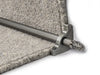 Country Sherwood Stair Rods — Pewter — Reeded (manufacturer example)