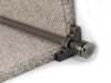Vision Piston Stair Rods — Pewter — Reeded (manufacturer example)