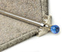 Crystal Sky Stair Rods — Polished Nickel — Plain (manufacturer example)