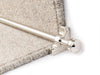 Vision Piston Stair Rods — Polished Nickel — Plain (manufacturer example)