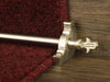 Country Bordeaux Stair Rods — Satin Nickel — Plain (manufacturer example)