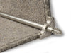 Country Sherwood Stair Rods — Satin Nickel — Plain (manufacturer example)