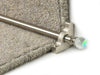 Crystal Rainbow Stair Rods — Satin Nickel — Plain (manufacturer example)