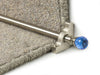 Crystal Sky Stair Rods — Satin Nickel — Plain (manufacturer example)